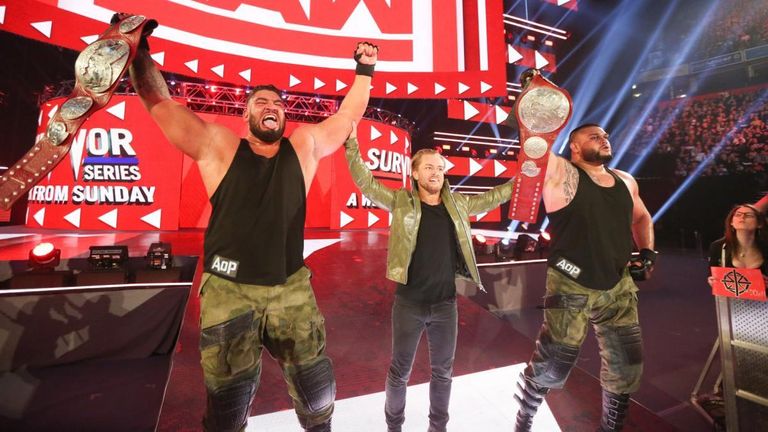 AOP become Raw Tag Team Champions | Video | Watch TV Show | Sky Sports