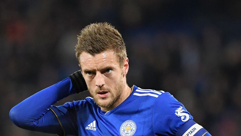 0:40 Leicester manager Claude Puel says he has no issue with Jamie Vardy