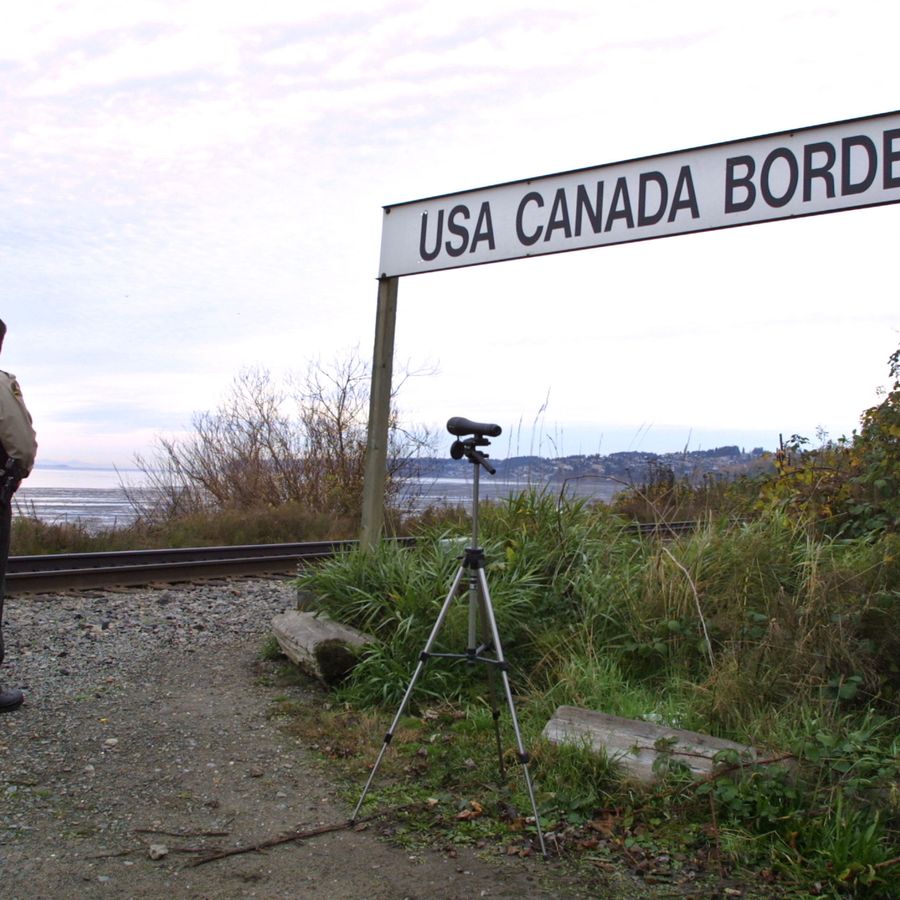 The Canada border