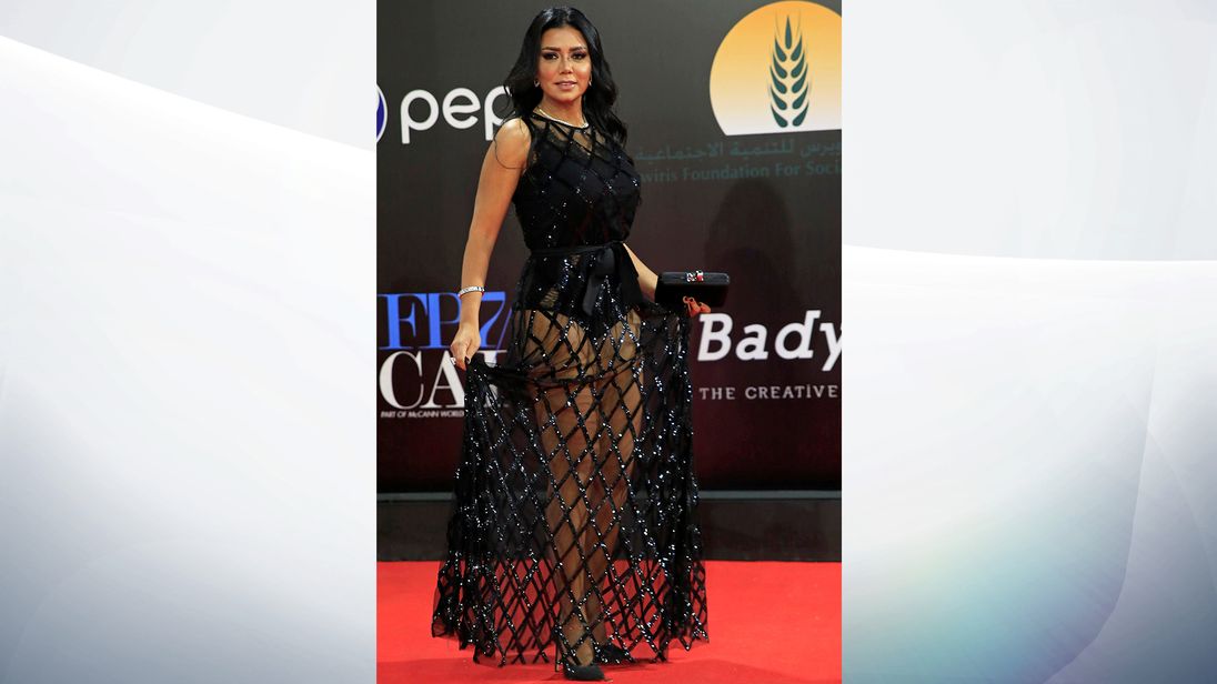 Egyptian actress Rania Youssef could face jail over revealing dress