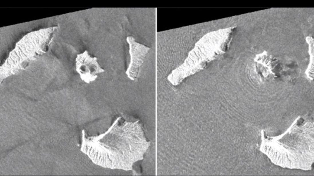 Image The first image was taken on 20 August and the second on 24 December