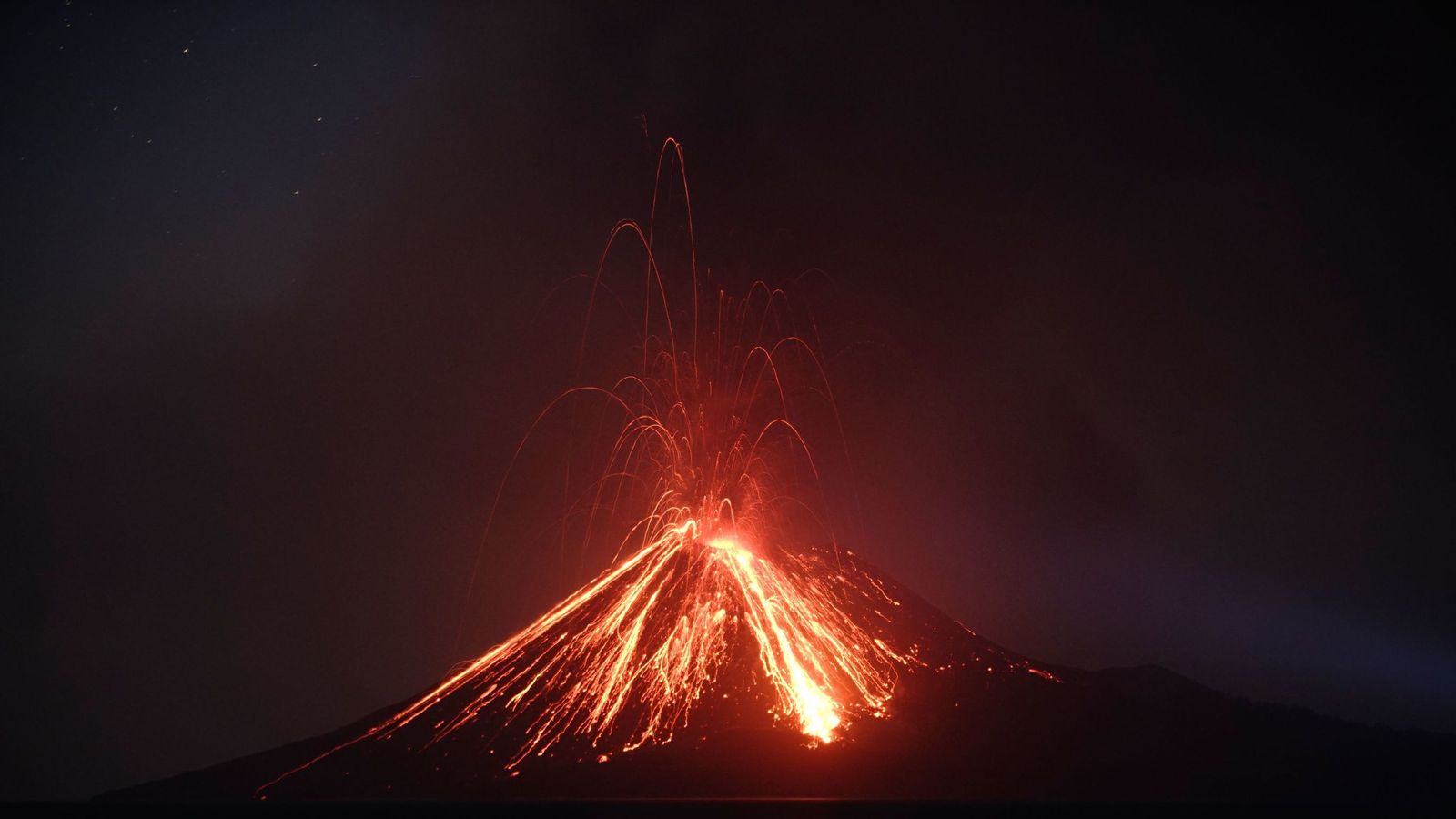 Indonesia reroutes all flights around erupting Anak Krakatau volcano