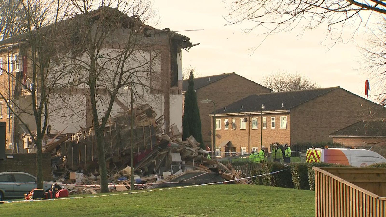 Andover explosion Firefighters searching collapsed house find body