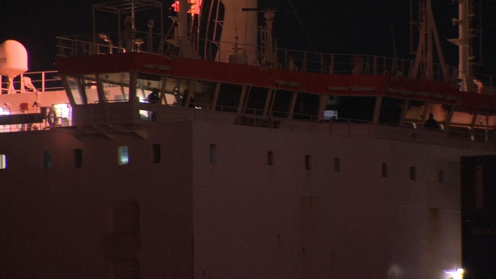Special forces retake cargo ship after migrants threatened staff | UK ...