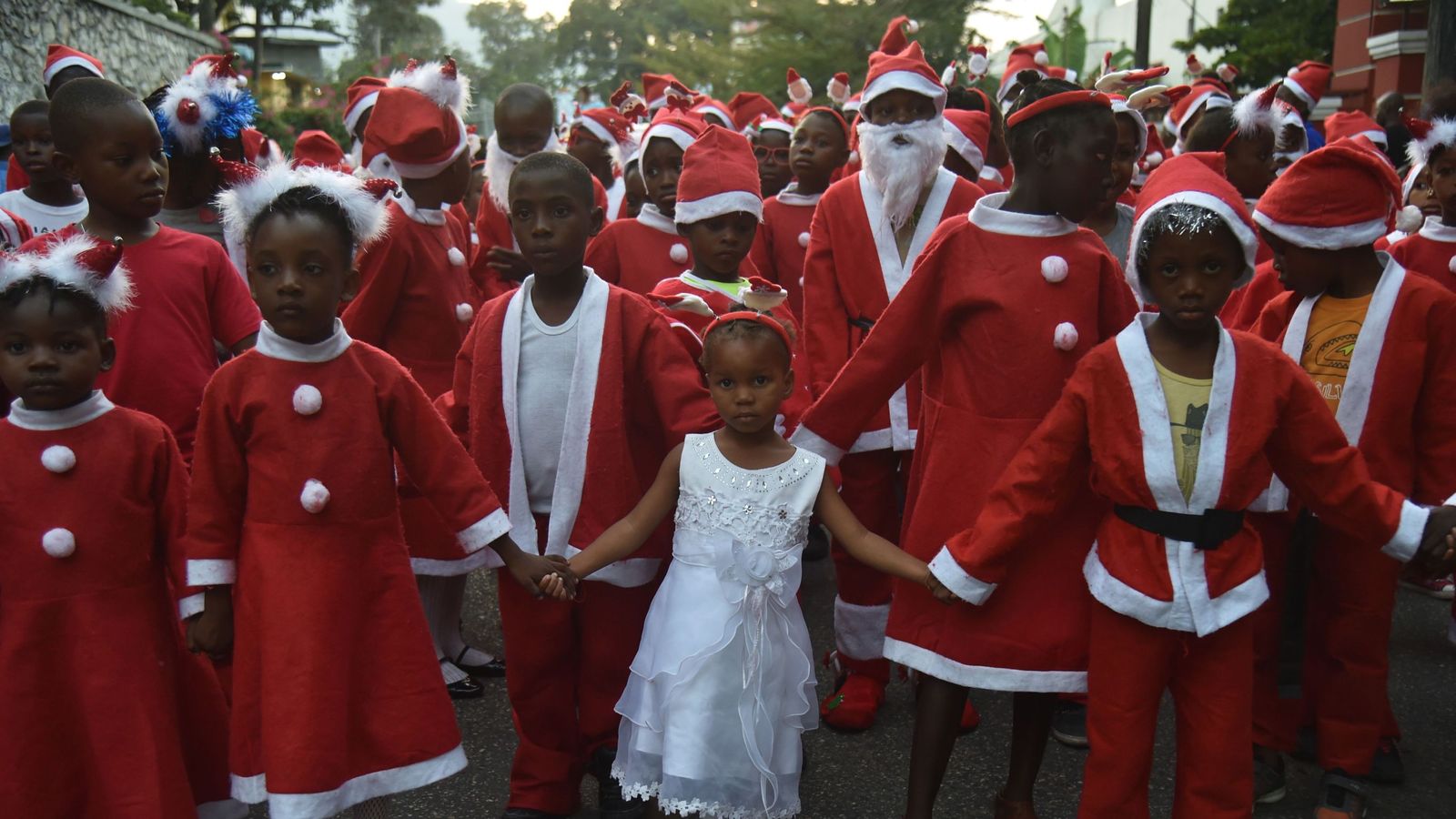 Christmas around the world in pictures World News Sky News
