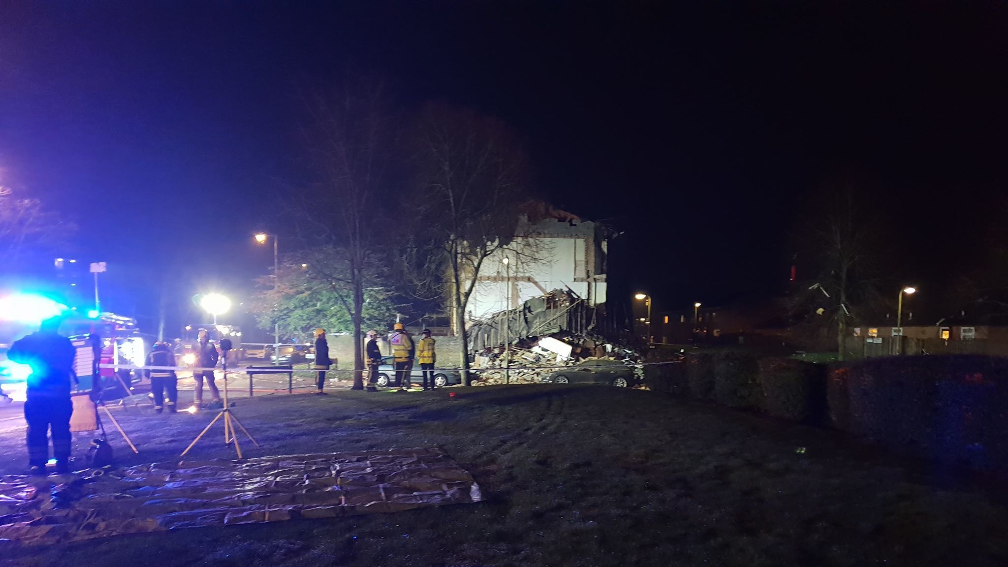 Andover explosion Firefighters searching collapsed house find body