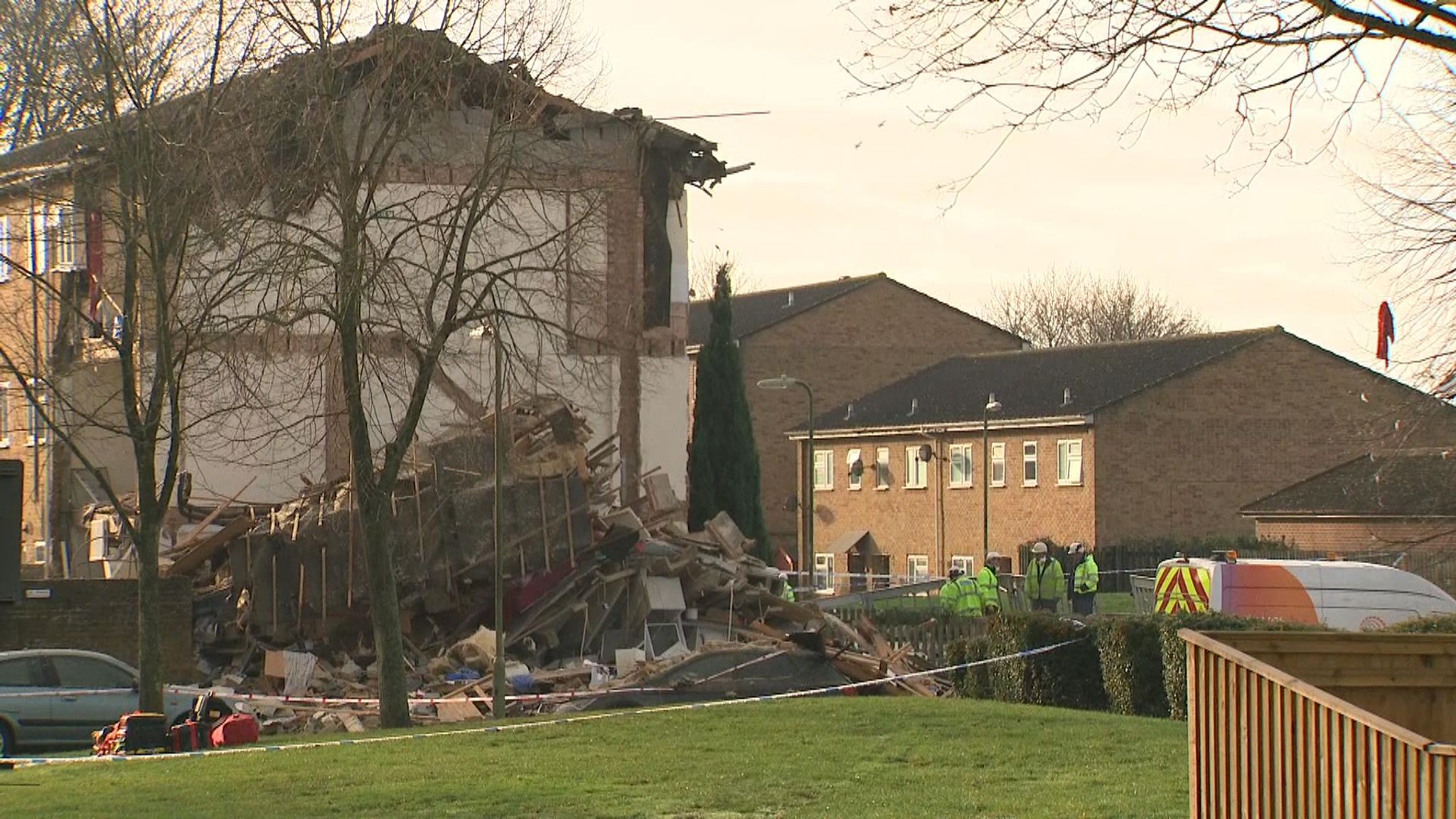 Andover explosion Firefighters searching collapsed house find body