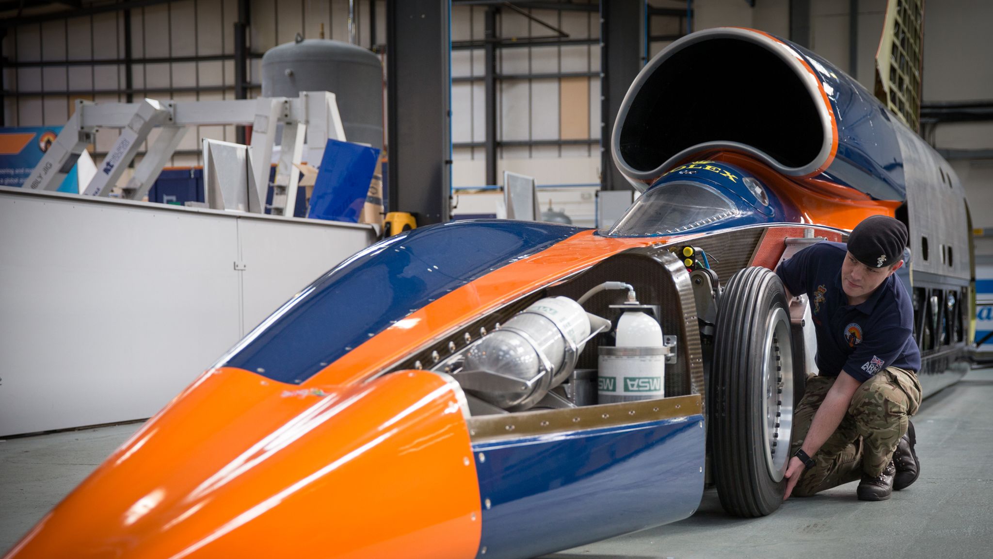 Сверхзвуковой автомобиль Bloodhound SSC