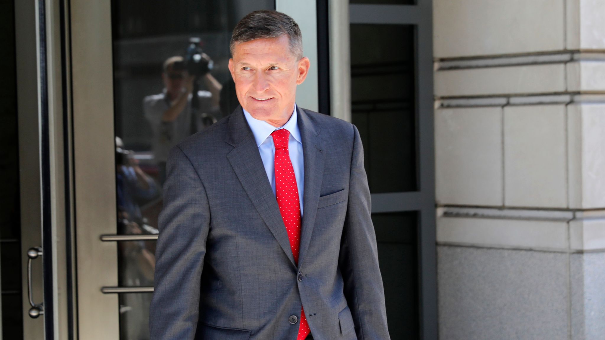 Trump Wishes Former National Security Adviser Michael Flynn Good Luck Ahead Of Sentencing Us News Sky News