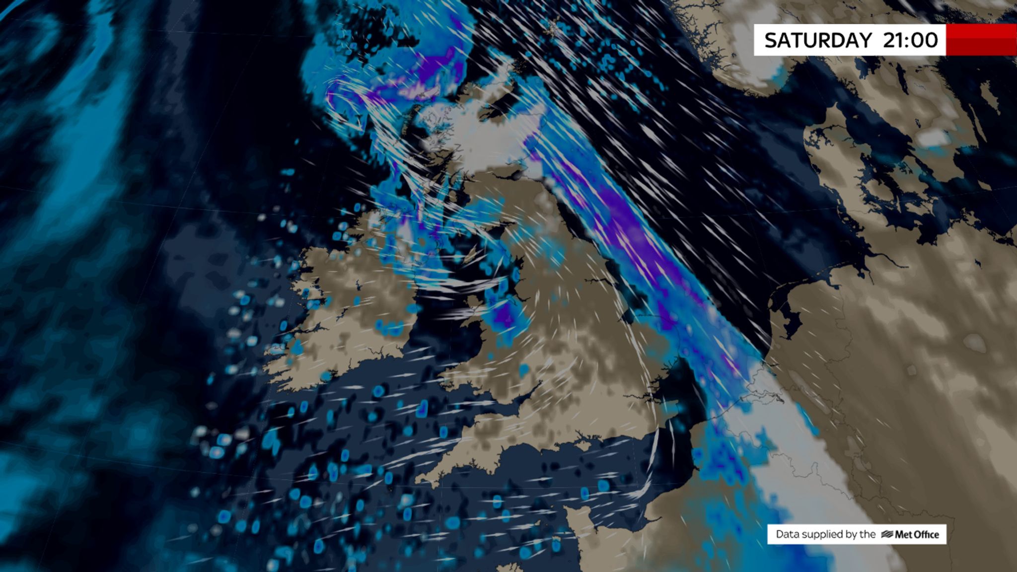 UK weather forecast: Storm Deirdre sweeps in bringing heavy snow ...