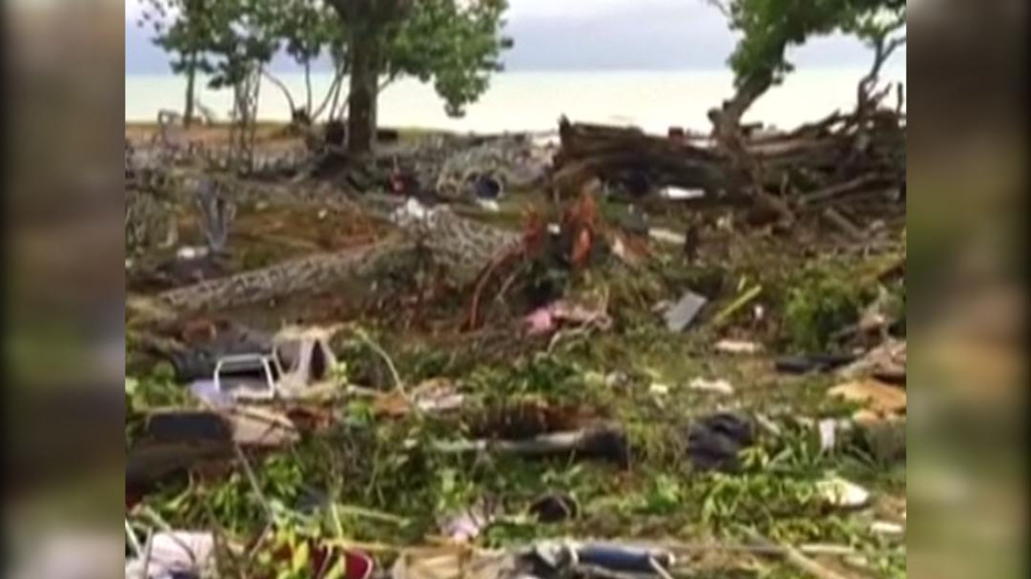 Footage Shows Scene Where Band Were Hit By A Tsunami Wave In