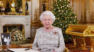EMBARGOED TO 0001 MONDAY DECEMBER 24, 2018. Queen Elizabeth II after she recorded her annual Christmas Day message, in the White Drawing Room of Buckingham Palace in central London
