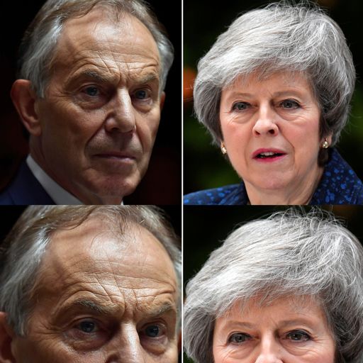 Blair and May clash over Brexit
