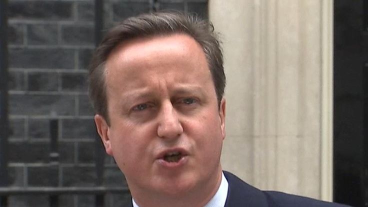 Ο David Cameron κάνει δήλωση σχετικά με την ψήφο της Brexit το 2016