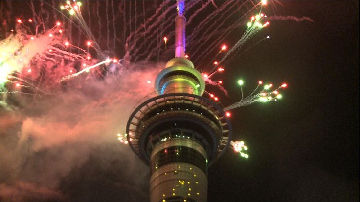 Auckland was the first major city to welcome 2019
