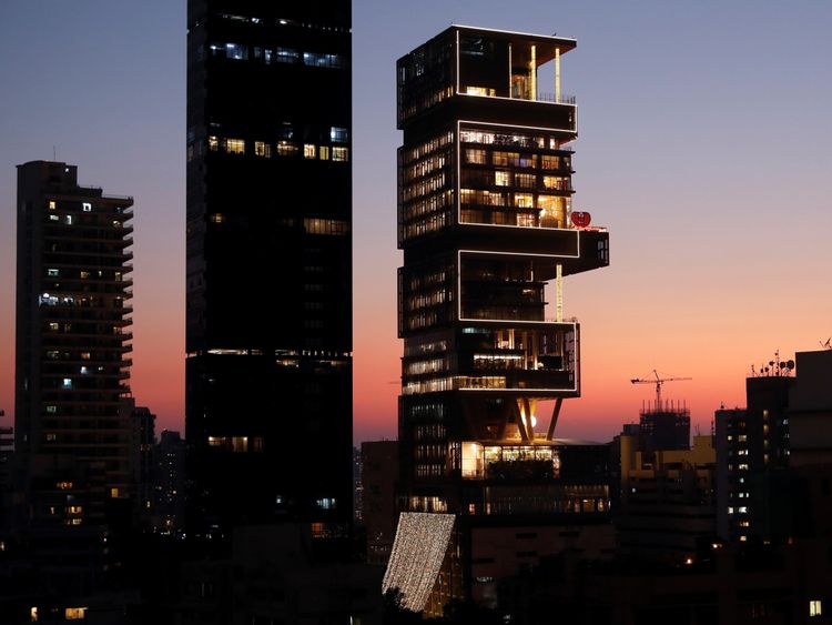 The Ambanis billion-dollar home in Mumbai