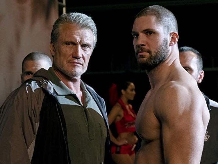 Dolph Lundgren and Florian Munteaunu in Creed II