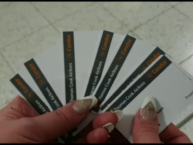 The vouchers had no money on them. Pic: Sarah Garghan-Watson