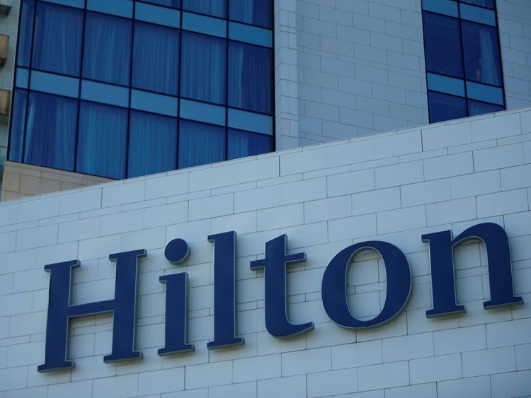 The woman is suing the hotel's owner, Hilton Worldwide, for $100m