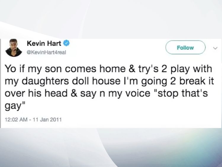 Kevin Hart tweet