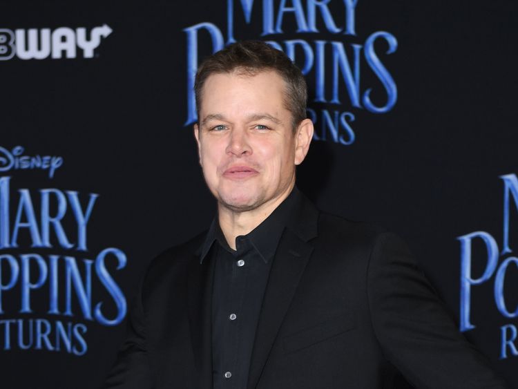 Matt Damon took on the role of David Cameron