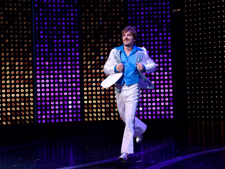 Jarrod Spector, who plays Sonny Bono, in The Cher Show