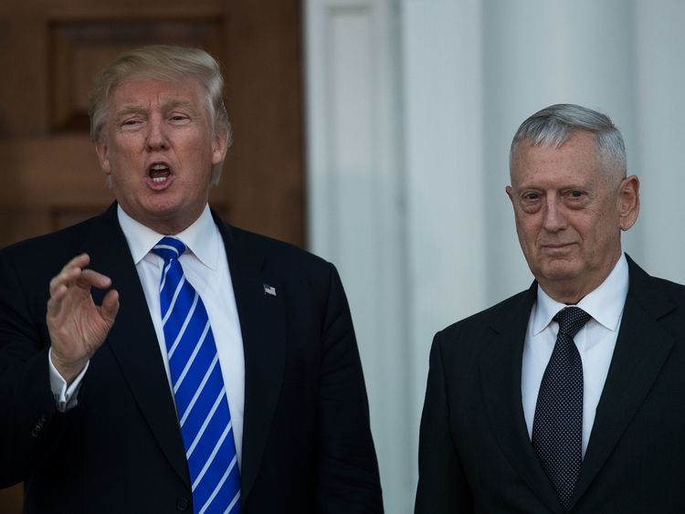 Trump and Mattis have clashed over policy