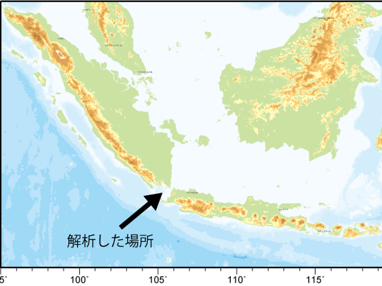 The results were obtained through the activity of the SAR analysis working group of Coordinating Committee for Prediction of Volcanic Eruption