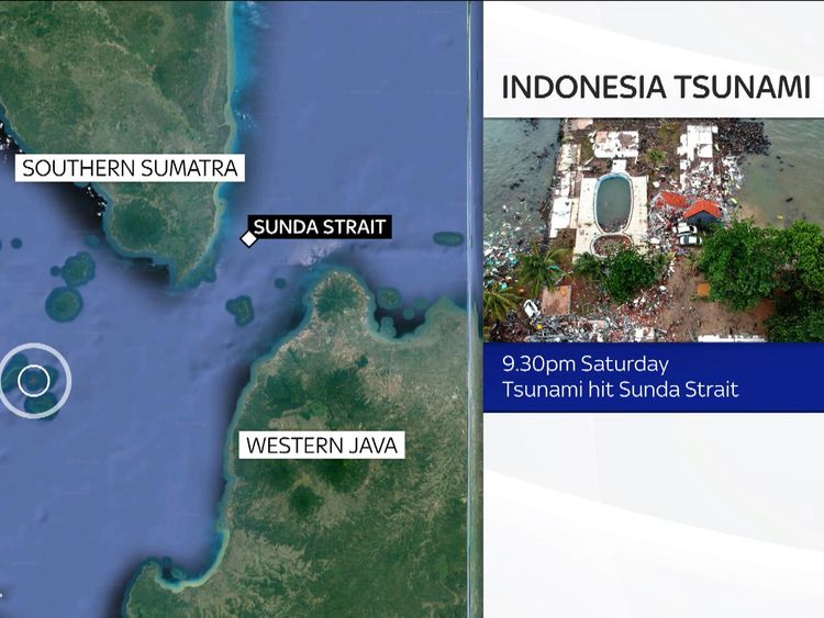 Indonesia tsunami At least 281 dead and hundreds injured after