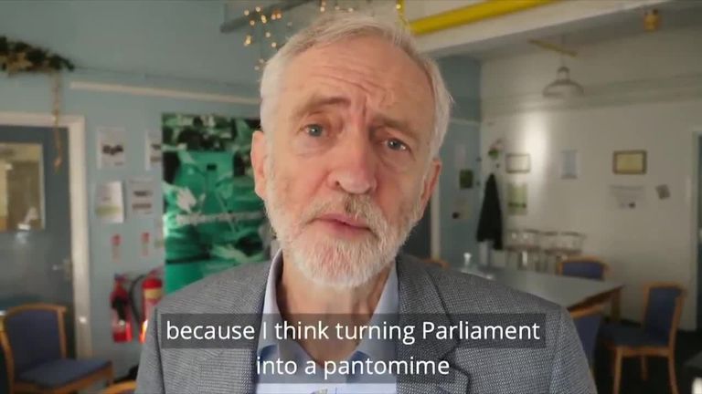 Jeremy Corbyn released a video on his Twitter account