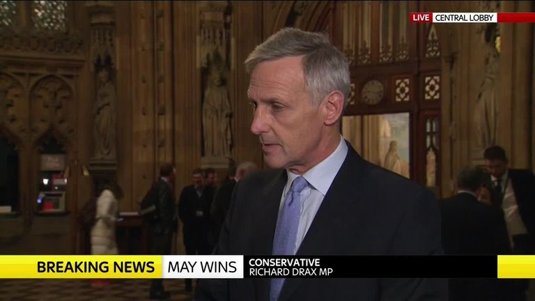 Tory MP Richard Drax told Sky News: &#34;I think this is bad for the prime minister. But this is not about her personally, it&#39;s about Brexit.