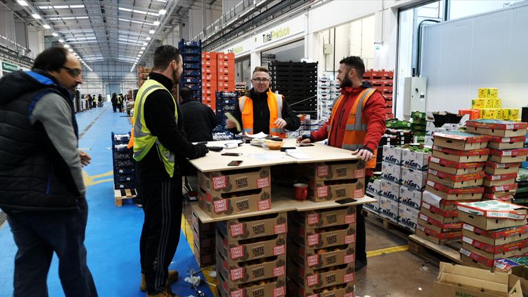 This is one of the biggest wholesale markets in Europe and any delay at the borders could have a devastating impact on its fresh products