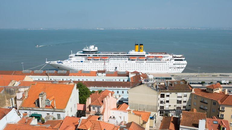 A British couple have been detained for drug trafficking on a Caribbean cruise ship