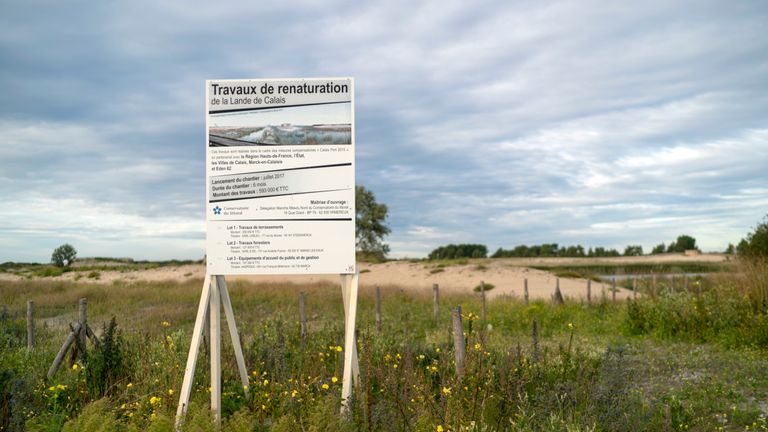 The site of the Calais jungle is now a nature reserve