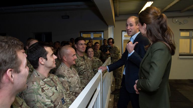 The Duke and Duchess of Cambridge hope to highlight the contribution and sacrifices personnel and their families.
