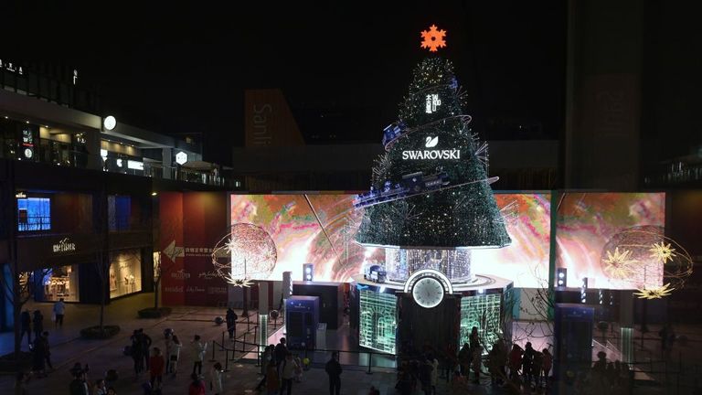 Christmas is still celebrated, albeit more as a shopping festival, across most of China