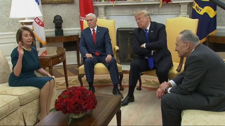 Three-way argument breaks out during White House photo call