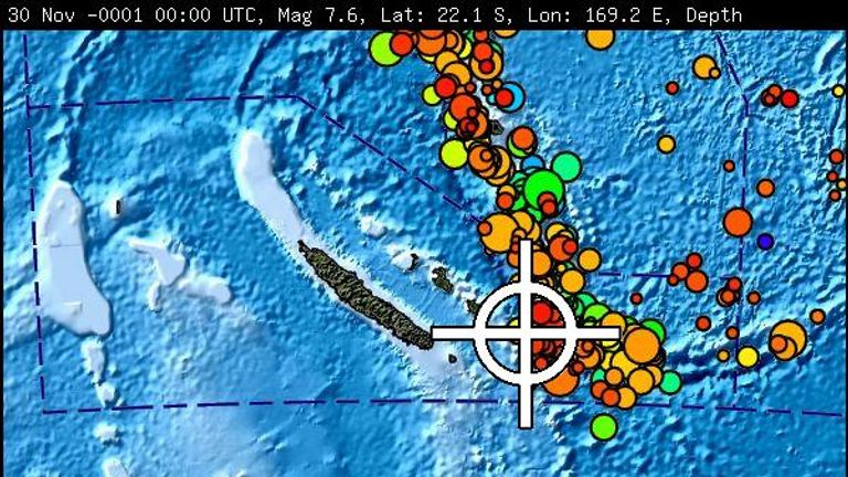 earthquake new plymouth today tsunami