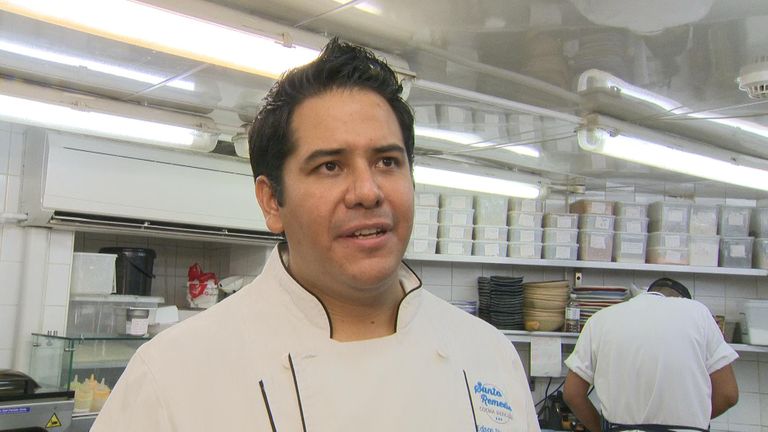 Edson Diaz Feuntes runs the Mexican eatery, Santo Remedio
