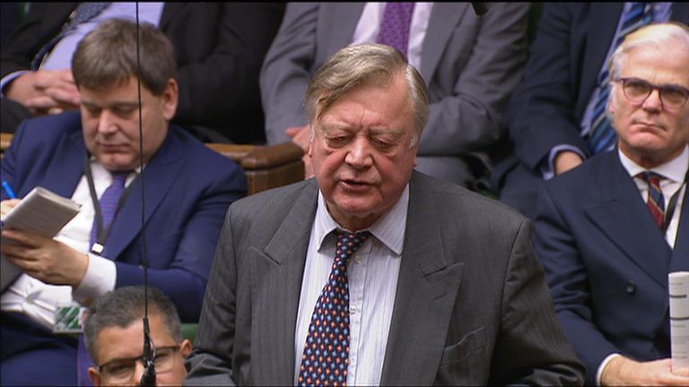 Tory MP Ken Clarke says it would be "unhelpful, irrelevant and irresponsible" for the Conservative party to embark on weeks of a leadership contest.