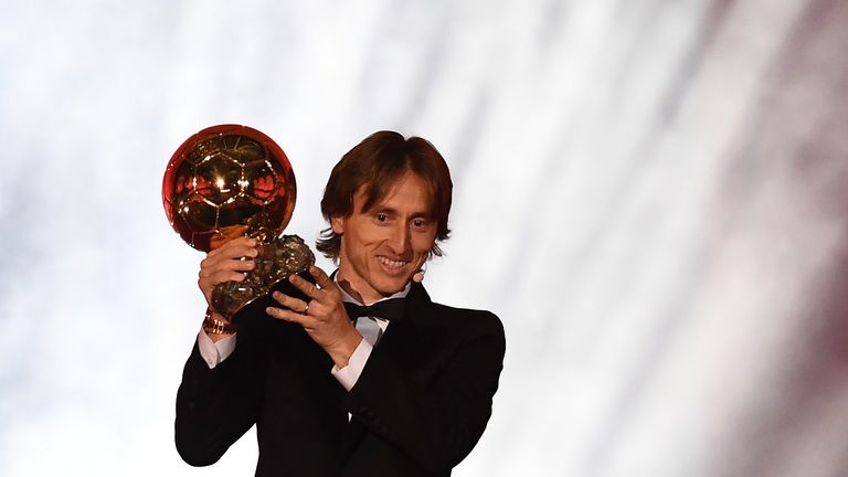 Luka Modric won the men&#39;s award