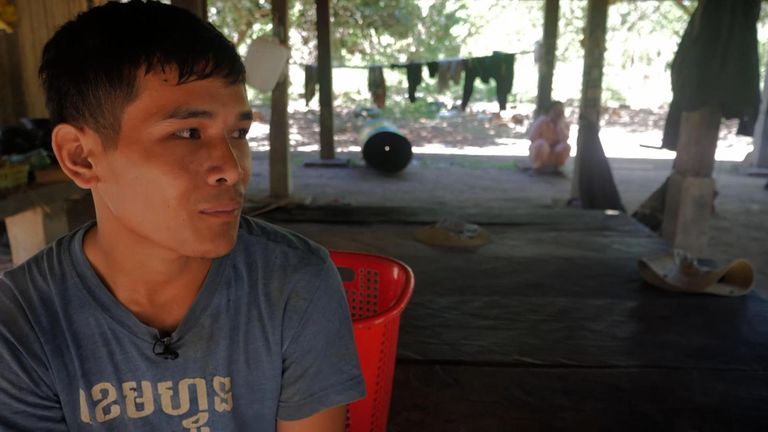 Bun Lai, 22, developed a fever after going to cut wood and tested positive for malaria