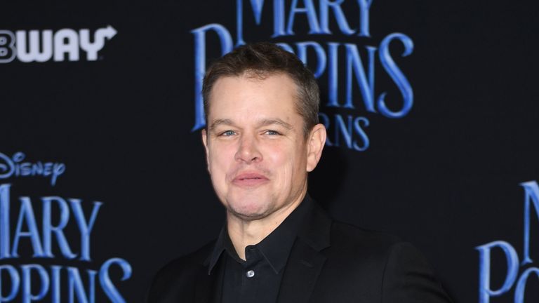 Matt Damon took on the role of David Cameron