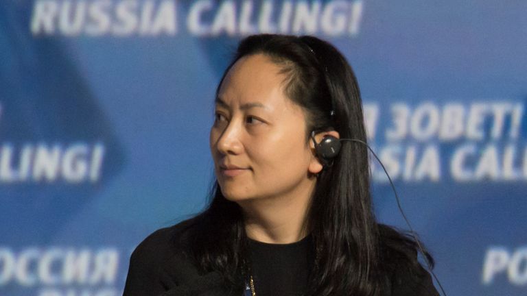 Meng Wanzhou, Executive Board Director of the Chinese technology giant Huawei, attends a session of the VTB Capital Investment Forum "Russia Calling!" in Moscow, Russia October 2, 2014. Picture taken October 2, 2014
