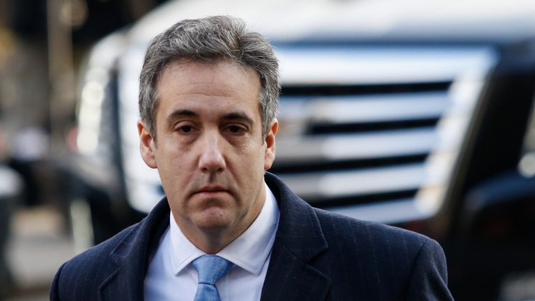 Donald Trump&#39;s former lawyer Michael Cohen is to be sentenced in New York