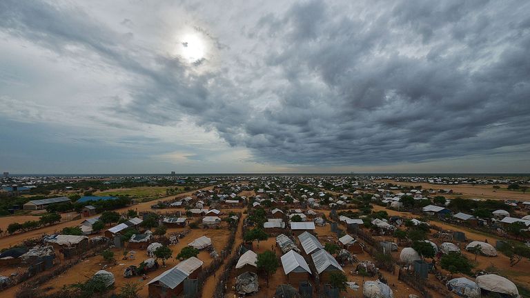 The world's largest refugee camp is in Dadaab, Kenya