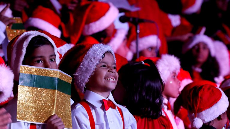 Christmas around the world in pictures | World News | Sky News