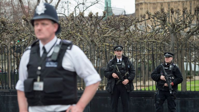 The lack of armed police at the public entrance was a &#39;matter of concern&#39;