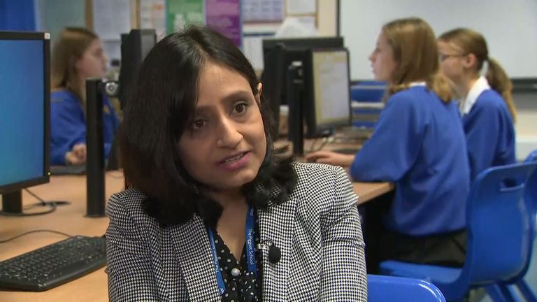 Pat Battacharya has had to explain to male students why the competition is just for girls