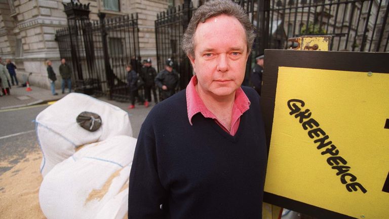Peter Melchett, Executive Director of the environmental organisation Greenpeace on 10 July 1995